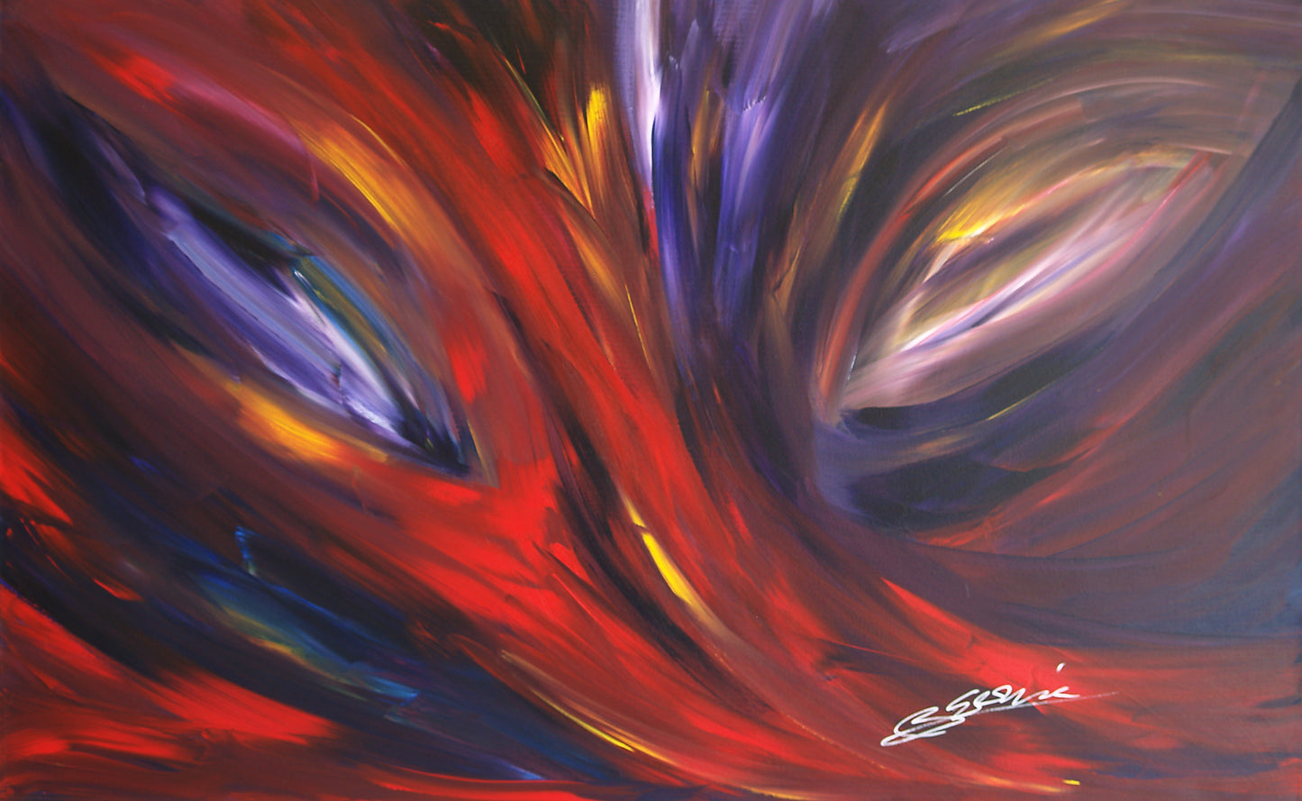 Guarding the Spark — Original Fine Art Painting