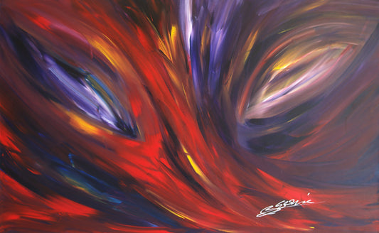 Guarding the Spark — Original Fine Art Painting