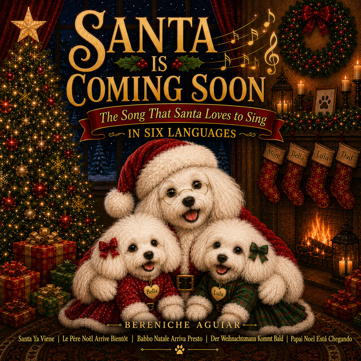 Santa Is Coming Soon-Multilanguage