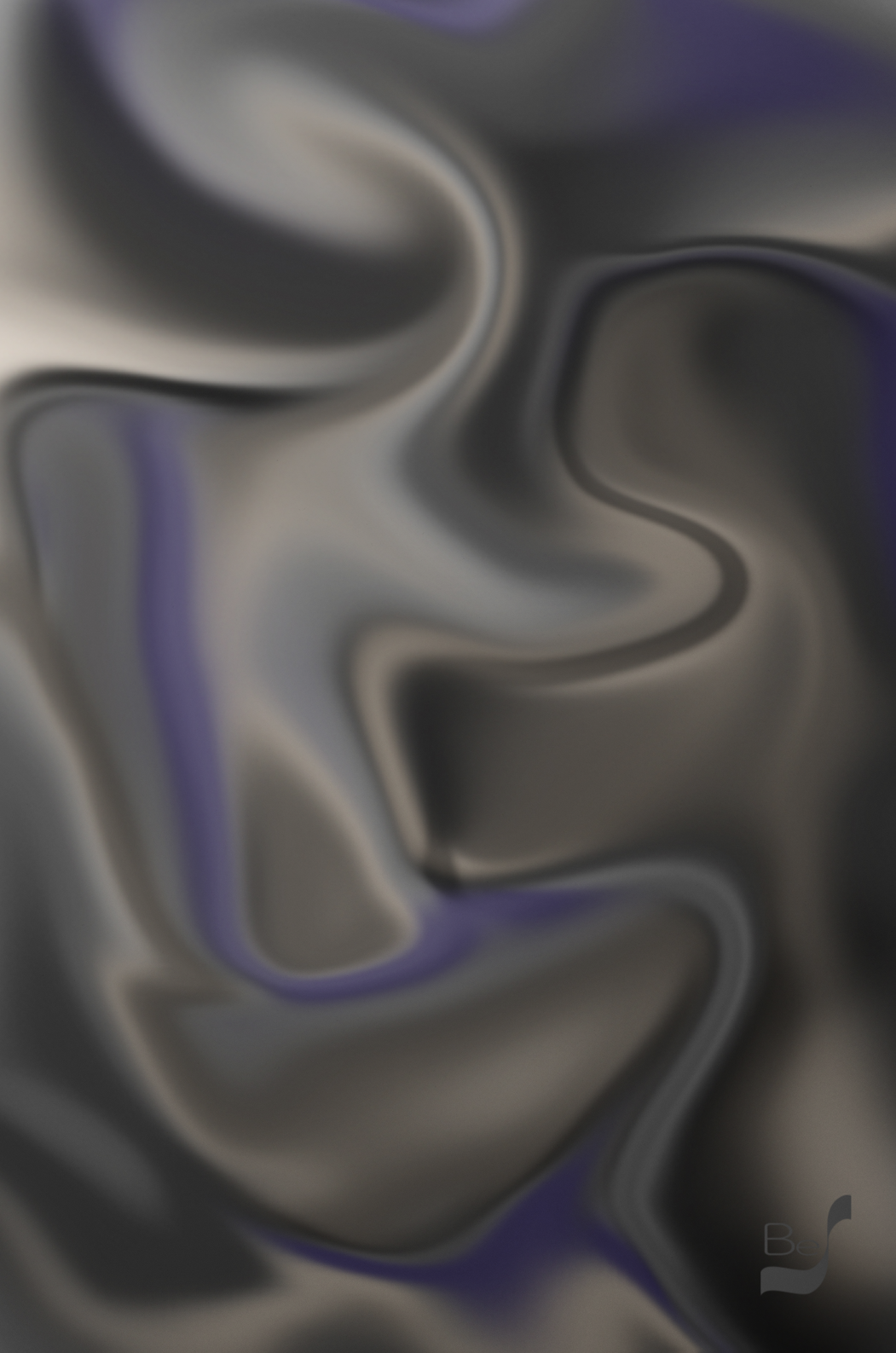 Silhouette BeSculpt Abstract Art on Metal