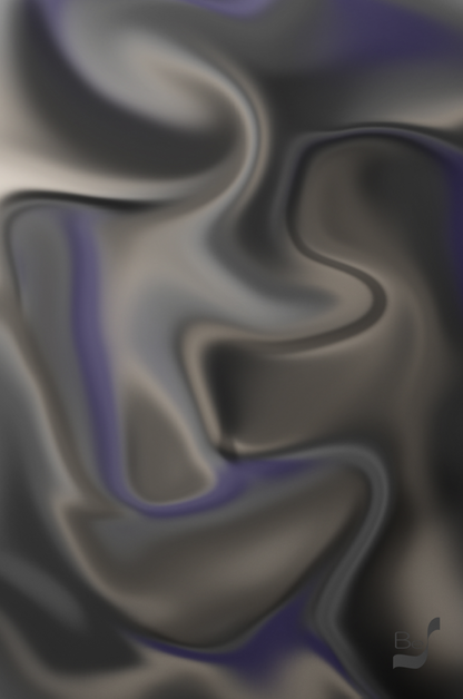 Silhouette BeSculpt Abstract Art on Metal