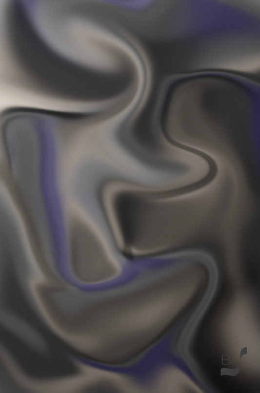 Silhouette BeSculpt Abstract Art on Metal