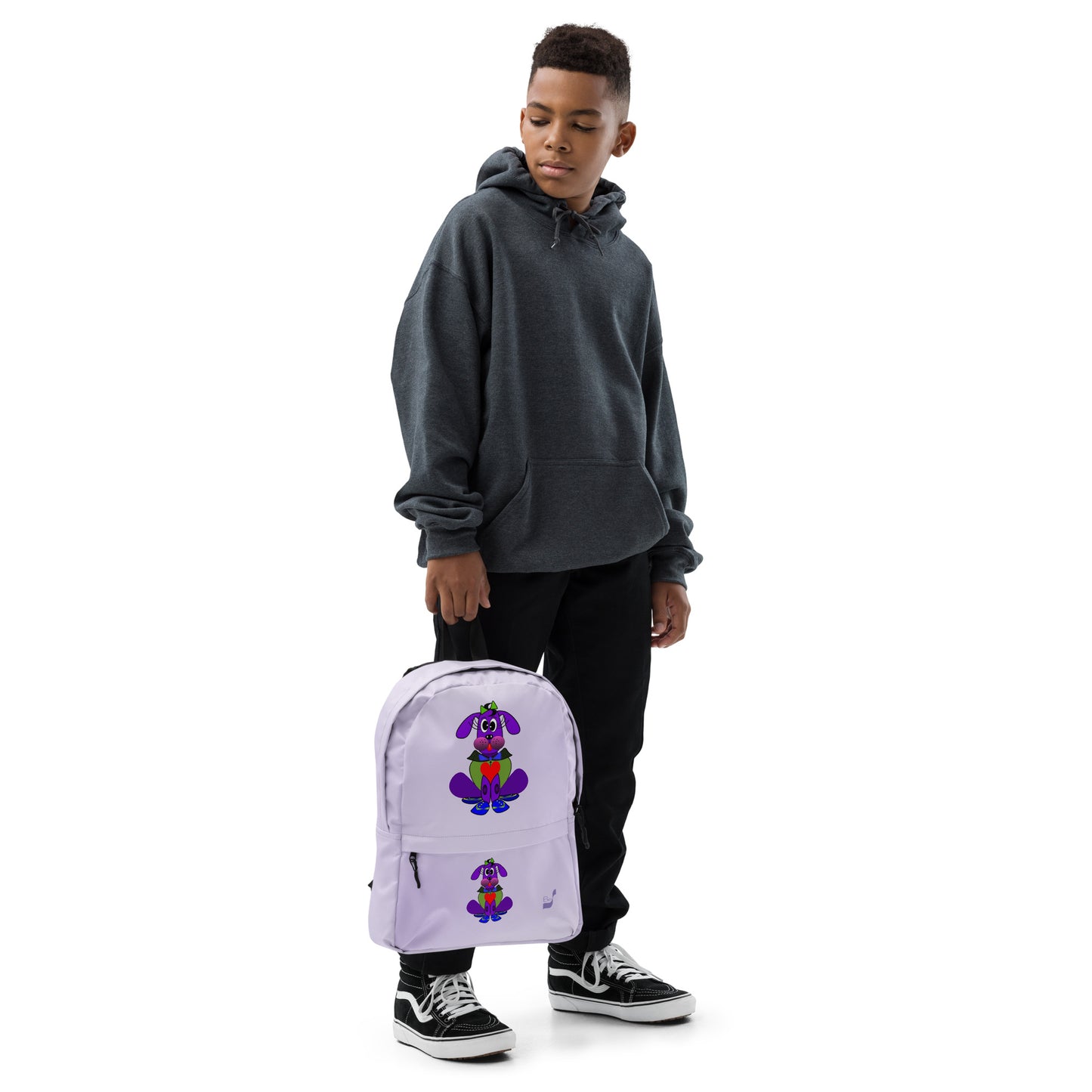 Love Pup 1 Purple BeSculpt Kids Backpack