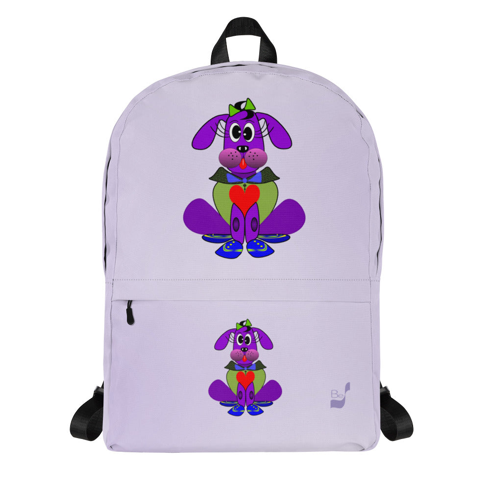 Love Pup 1 Purple BeSculpt Kids Backpack