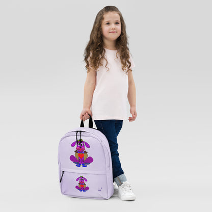 Love Pup 3 Violet BeSculpt Kids Backpack