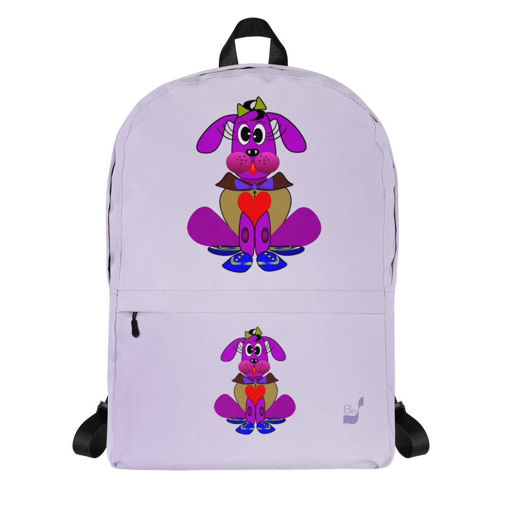 Love Pup 3 Violet BeSculpt Kids Backpack