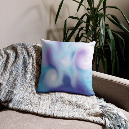 Swirling BeSculpt Throw Pillow