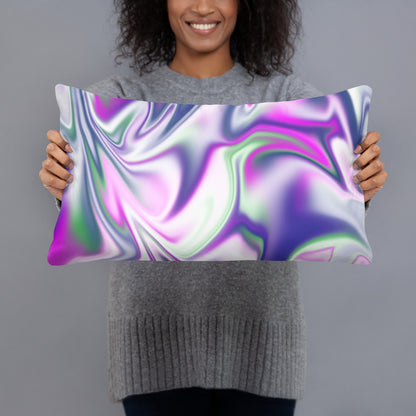 Burst BeSculpt Abstract Art Throw Pillow