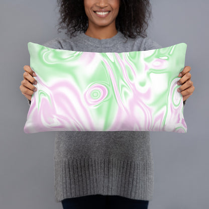 Rose BeSculpt Throw Pillow