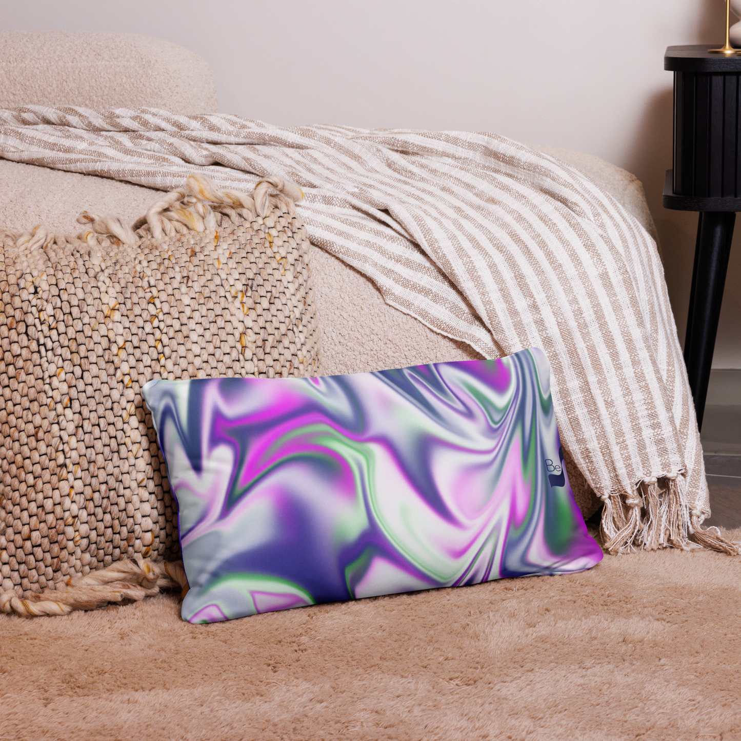 Burst BeSculpt Throw Pillow