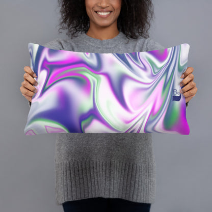 Burst BeSculpt Abstract Art Throw Pillow