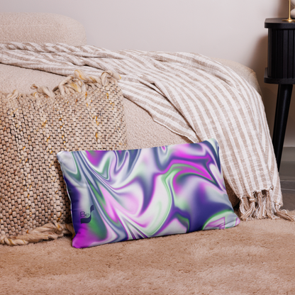 Burst BeSculpt Throw Pillow R