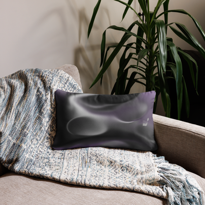 Moon Specks BeSculpt Abstract Art Throw Pillow Lumbar