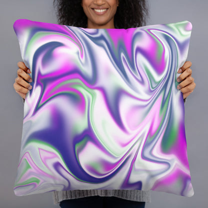 Burst BeSculpt Throw Pillow R