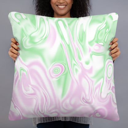 Rose BeSculpt Throw Pillow