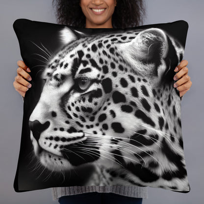 Leopard BeSculpt Throw Pillow