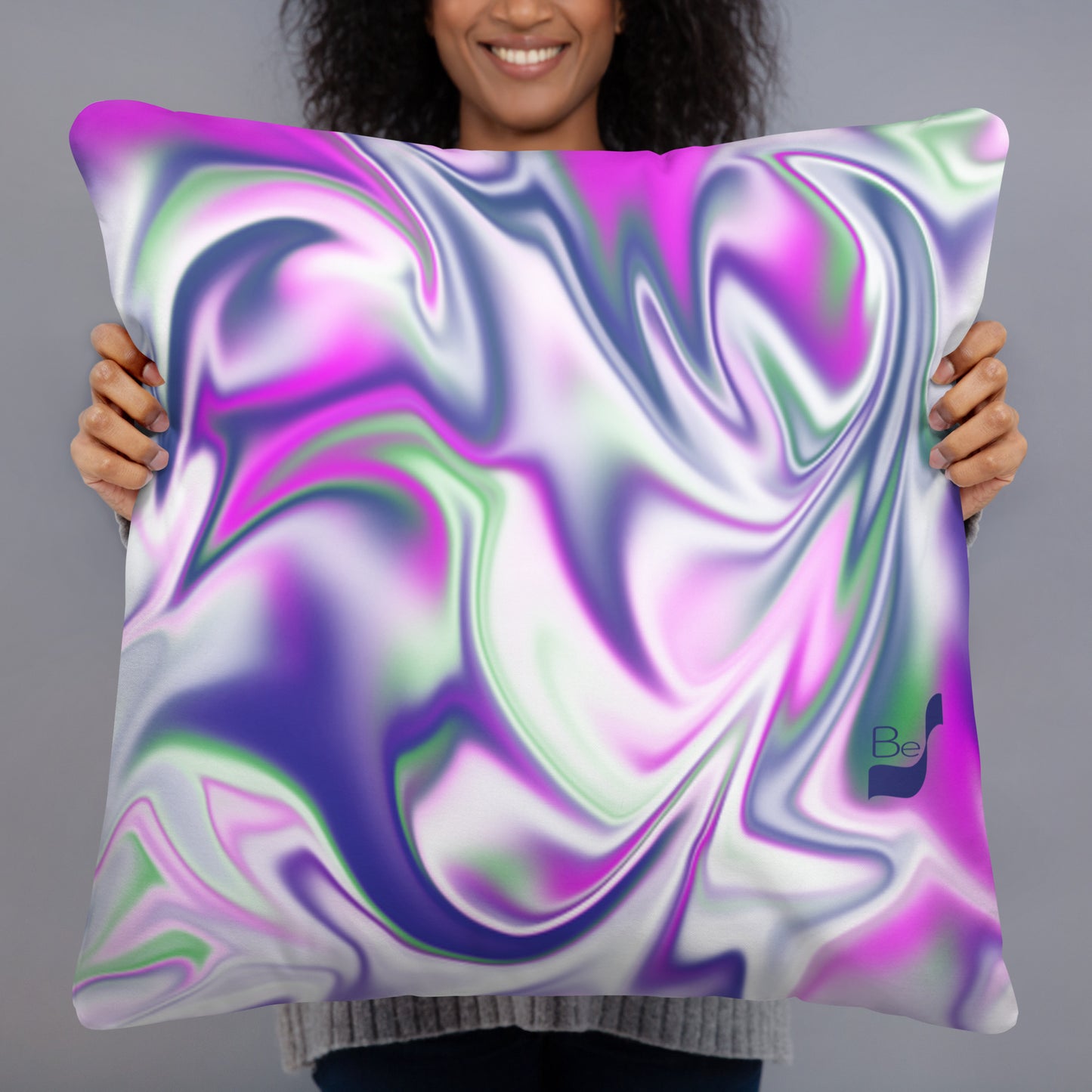 Burst BeSculpt Abstract Art Throw Pillow