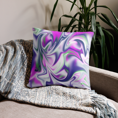 Burst BeSculpt Throw Pillow Reversed Image