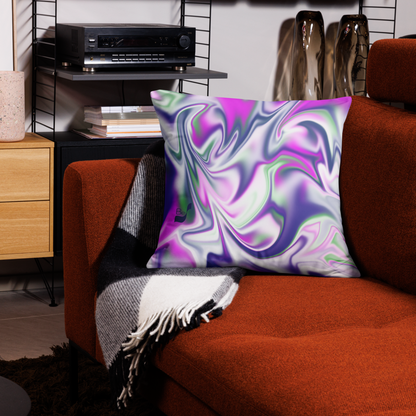 Burst BeSculpt Throw Pillow Reversed Image