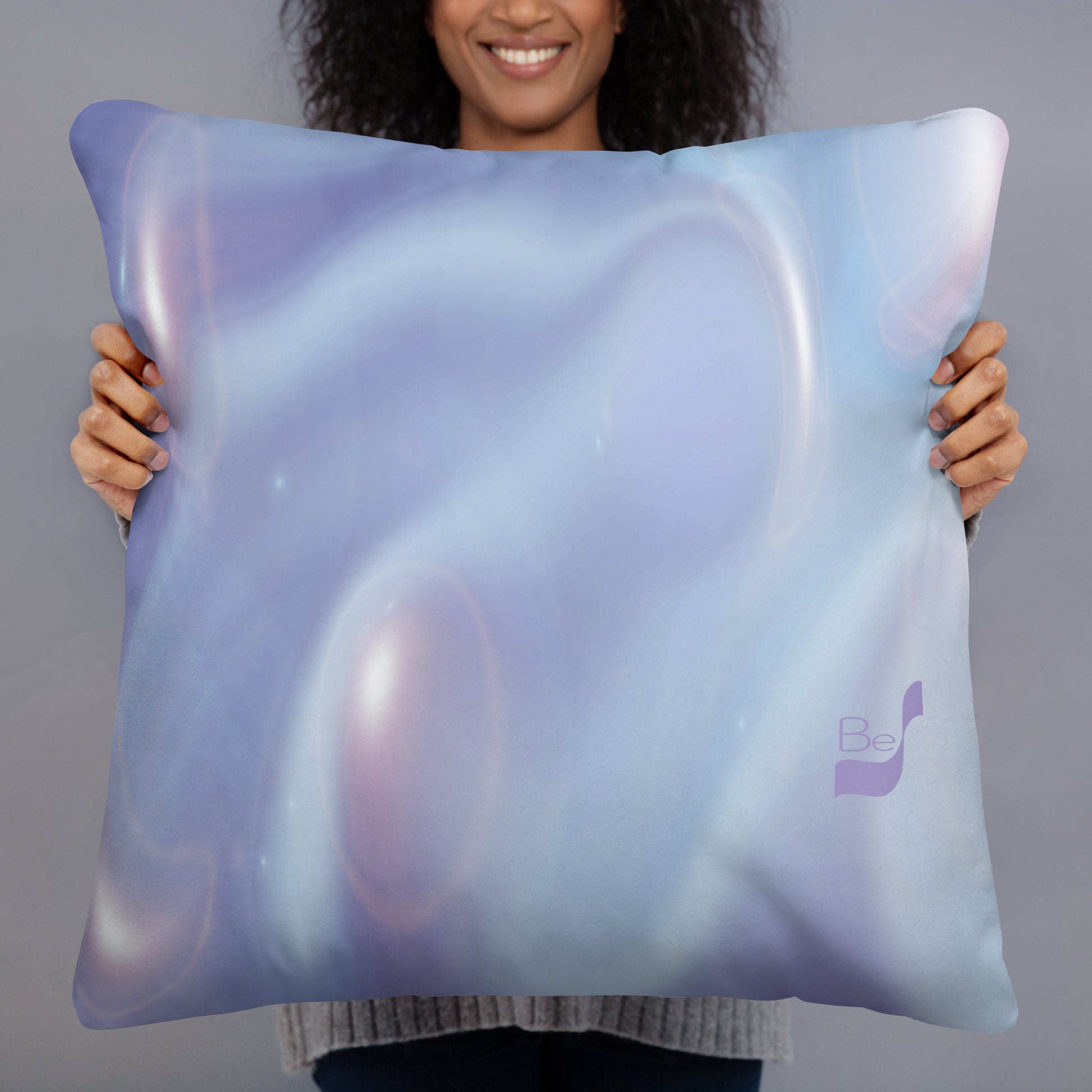 Diving BeSculpt Abstract Art Throw Pillow