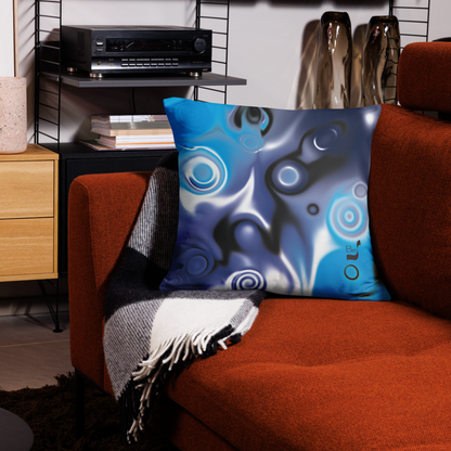 No. 87 BeSculpt Abstract Art Throw Pillow