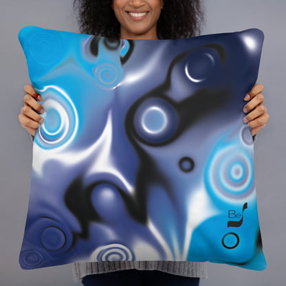 No. 87 BeSculpt Abstract Art Throw Pillow