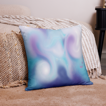 Swirling BeSculpt Throw Pillow