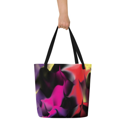 Sway BeSculpt Beach Tote/Bag Reflected Pattern