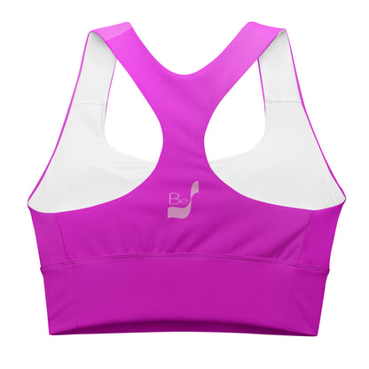 Violet Gradient BeSculpt Women Longline Sports Bra