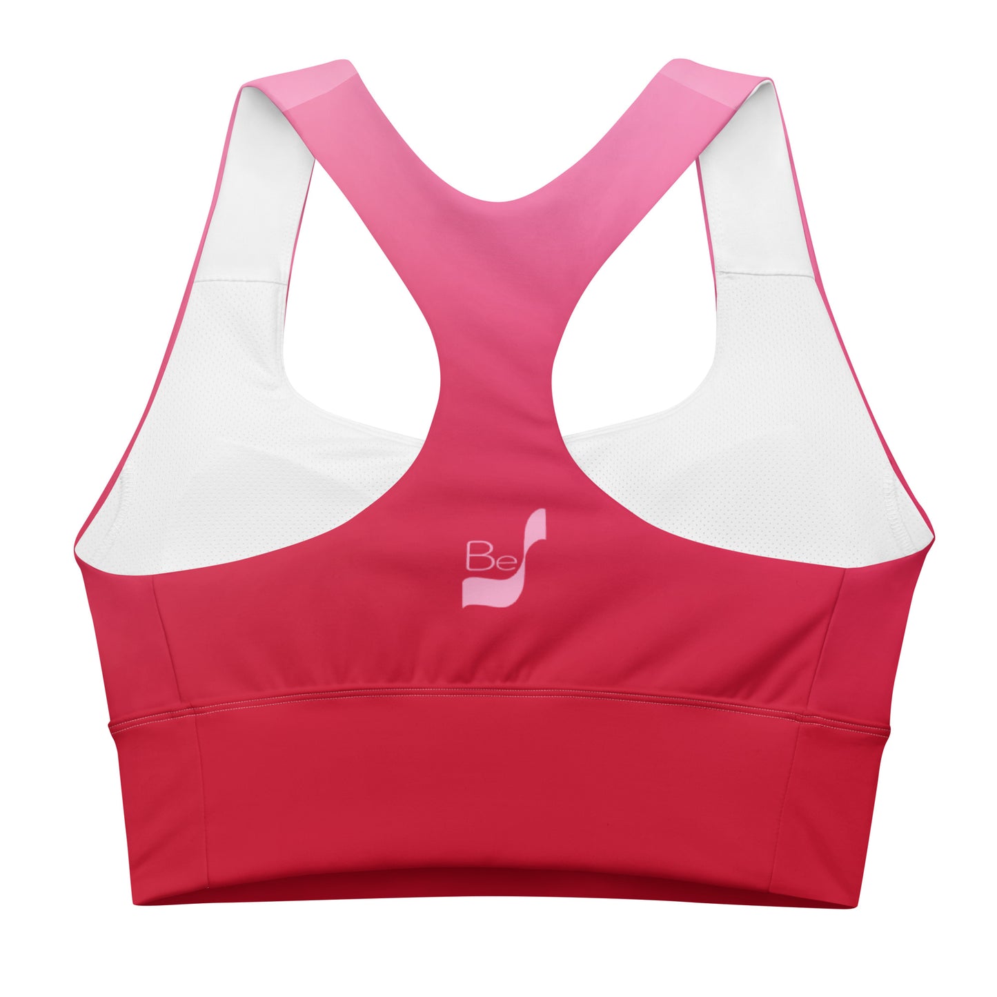 Red Gradient BeSculpt Women Longline Sports Bra