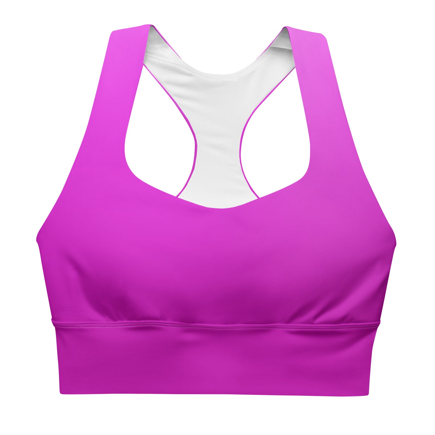 Violet Gradient BeSculpt Women Longline Sports Bra