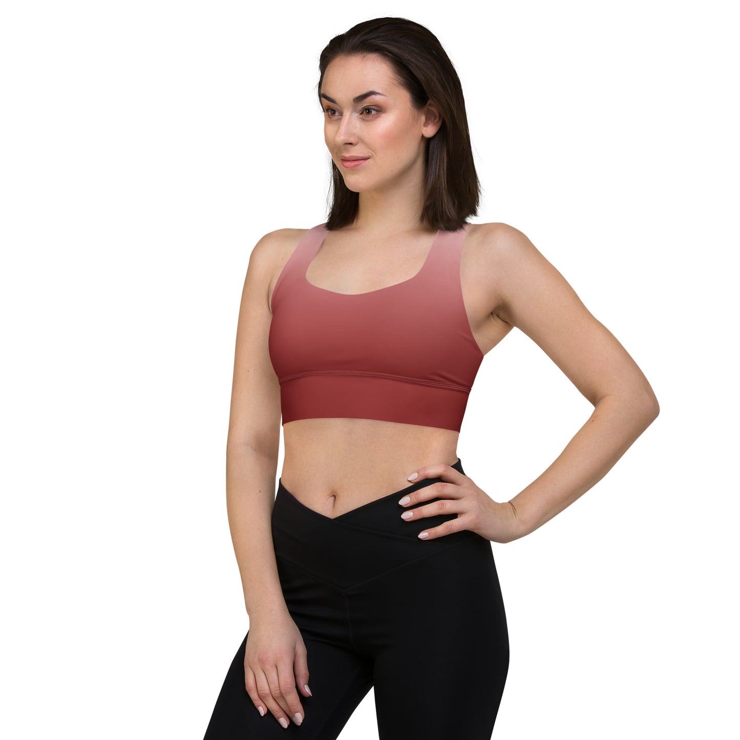 Cherri Gradient BeSculpt Women Longline Sports Bra