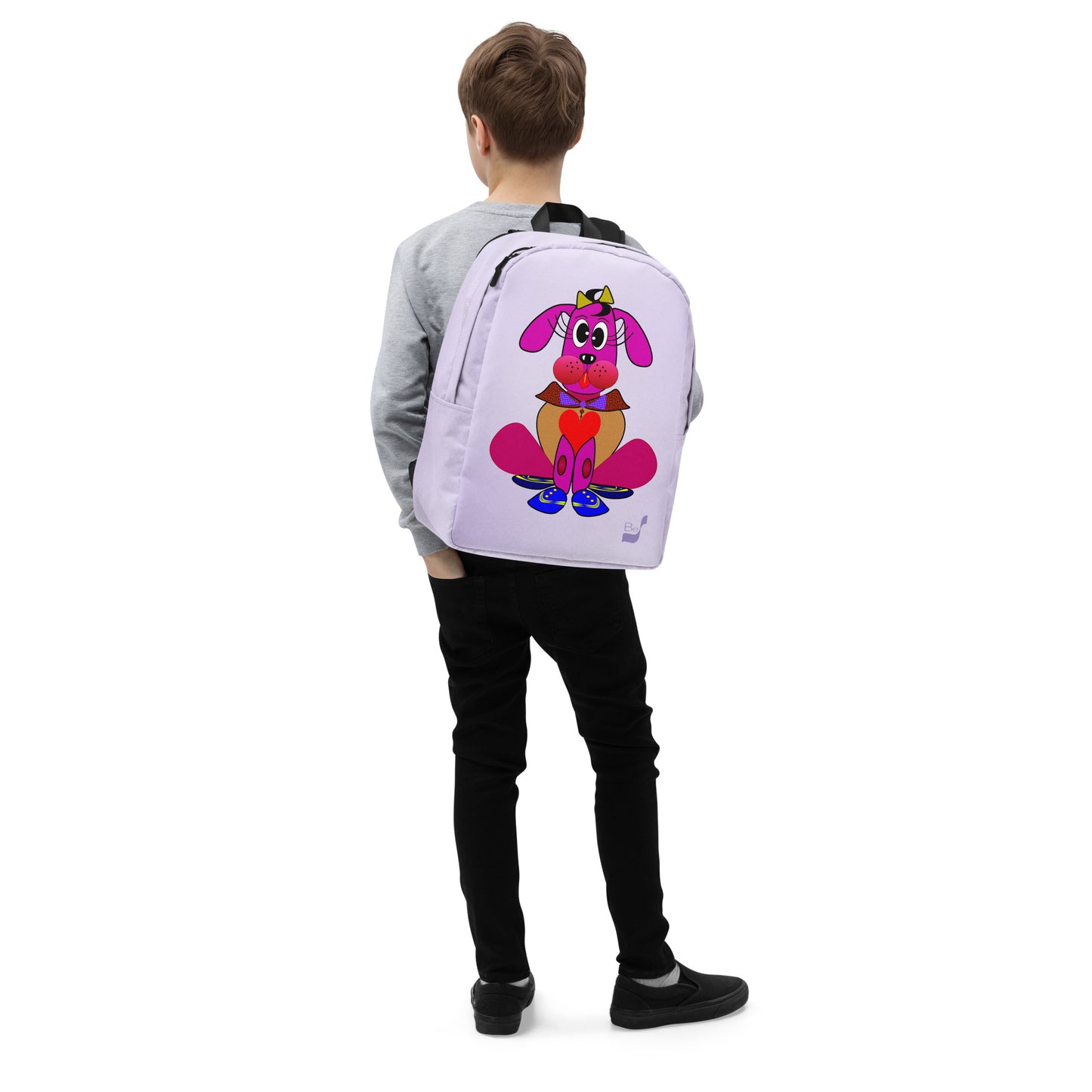 Love Pup 4 Hot Pink BeSculpt Kids Backpack Basic