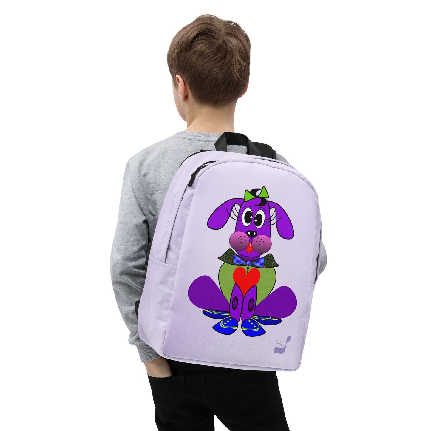 Love Pup 1 Purple BeSculpt Kids Backpack Basic