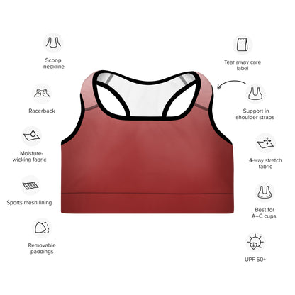 Cherri Gradient BeSculpt Women Padded Sports Bra