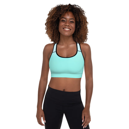 Introducing the Aqua Gradient BeSculpt Women Padded Sports Bra—a must-have for your active lifestyle!
