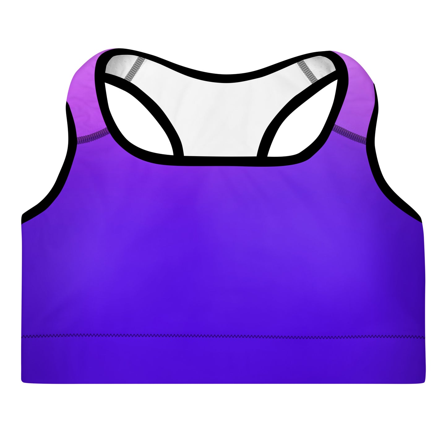 Royal Blue Gradient BeSculpt Women Padded Sports Bra