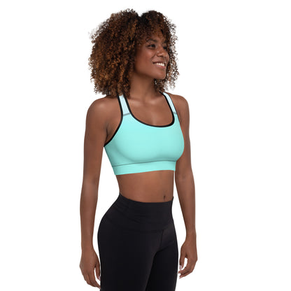 Aqua Gradient BeSculpt Women Padded Sports Bra