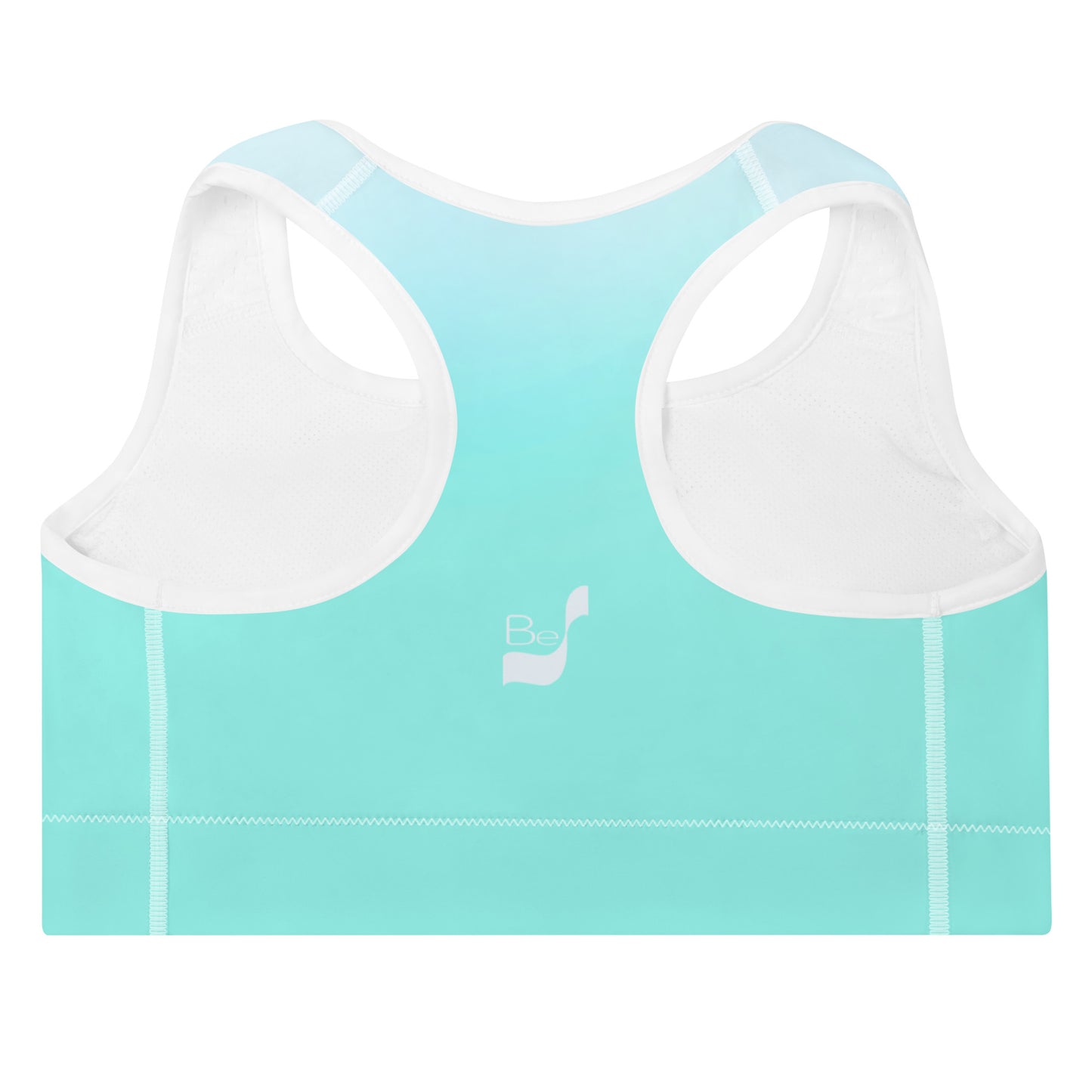 Aqua Gradient BeSculpt Women Padded Sports Bra