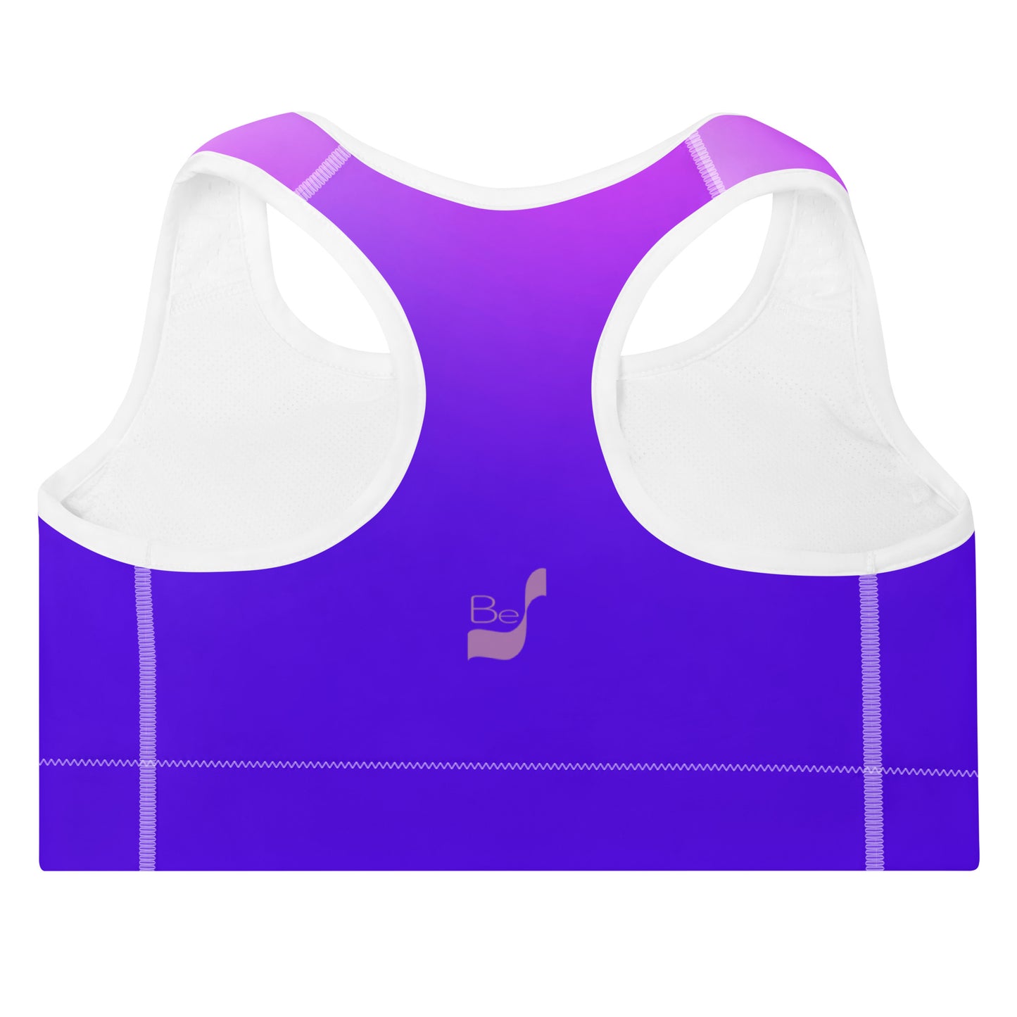 Royal Blue Gradient BeSculpt Women Padded Sports Bra