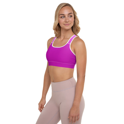 Violet Gradient BeSculpt Women Padded Sports Bra