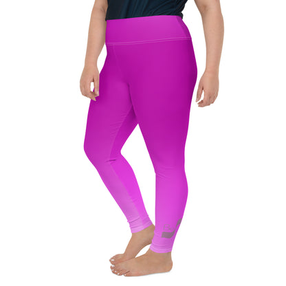 Violet Gradient BeSculpt Women Plus Size  Yoga Leggings