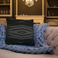 Black H Stripes BeSculpt Throw Pillow S 2 (Fabric with a linen feel)