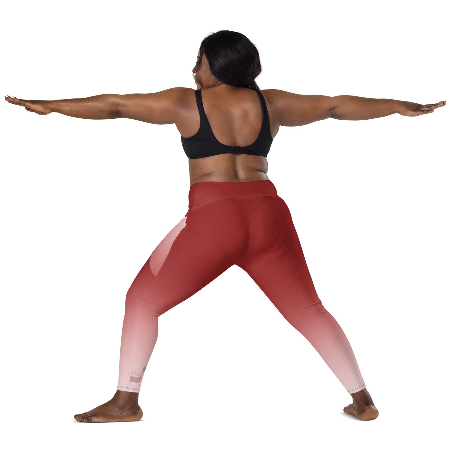 Cherrie Gradient BeSculpt Crossover Leggings w/Pockets