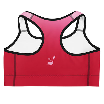 Red Gradient BeSculpt Women Sports Bra