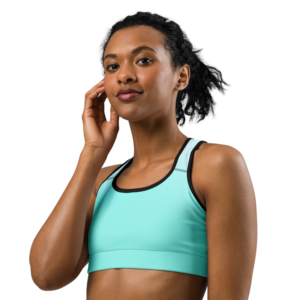 Introducing the Aqua Gradient BeSculpt Women Sports Bra—a stunning addition to your activewear collection!