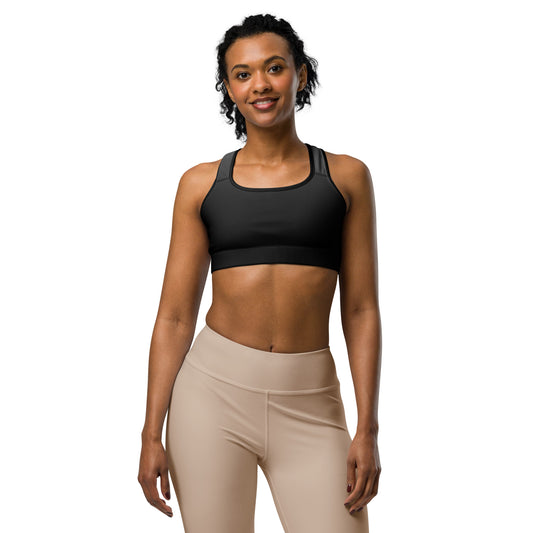 Introducing the Black Gradient BeSculpt Women Sports Bra—a sleek and versatile addition to your activewear collection!