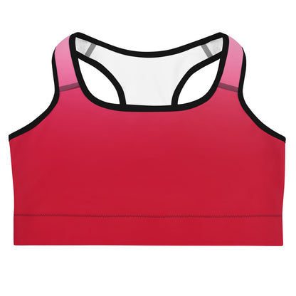 Red Gradient BeSculpt Women Sports Bra