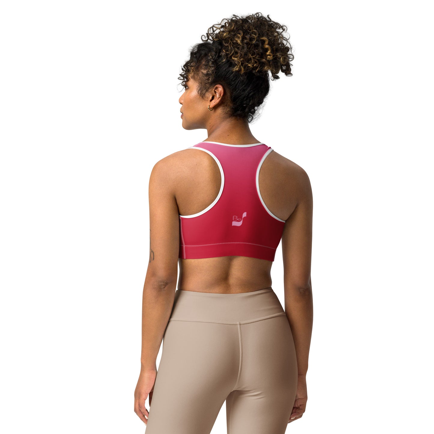 Red Gradient BeSculpt Women Sports Bra