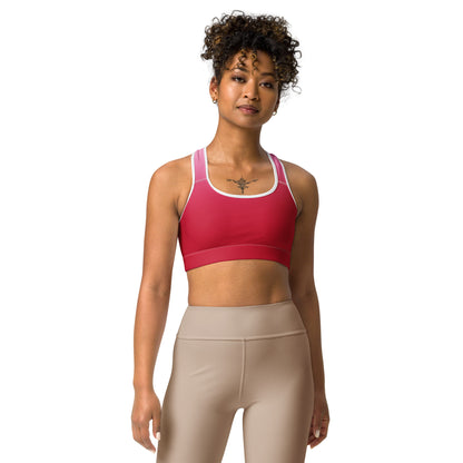 Red Gradient BeSculpt Women Sports Bra